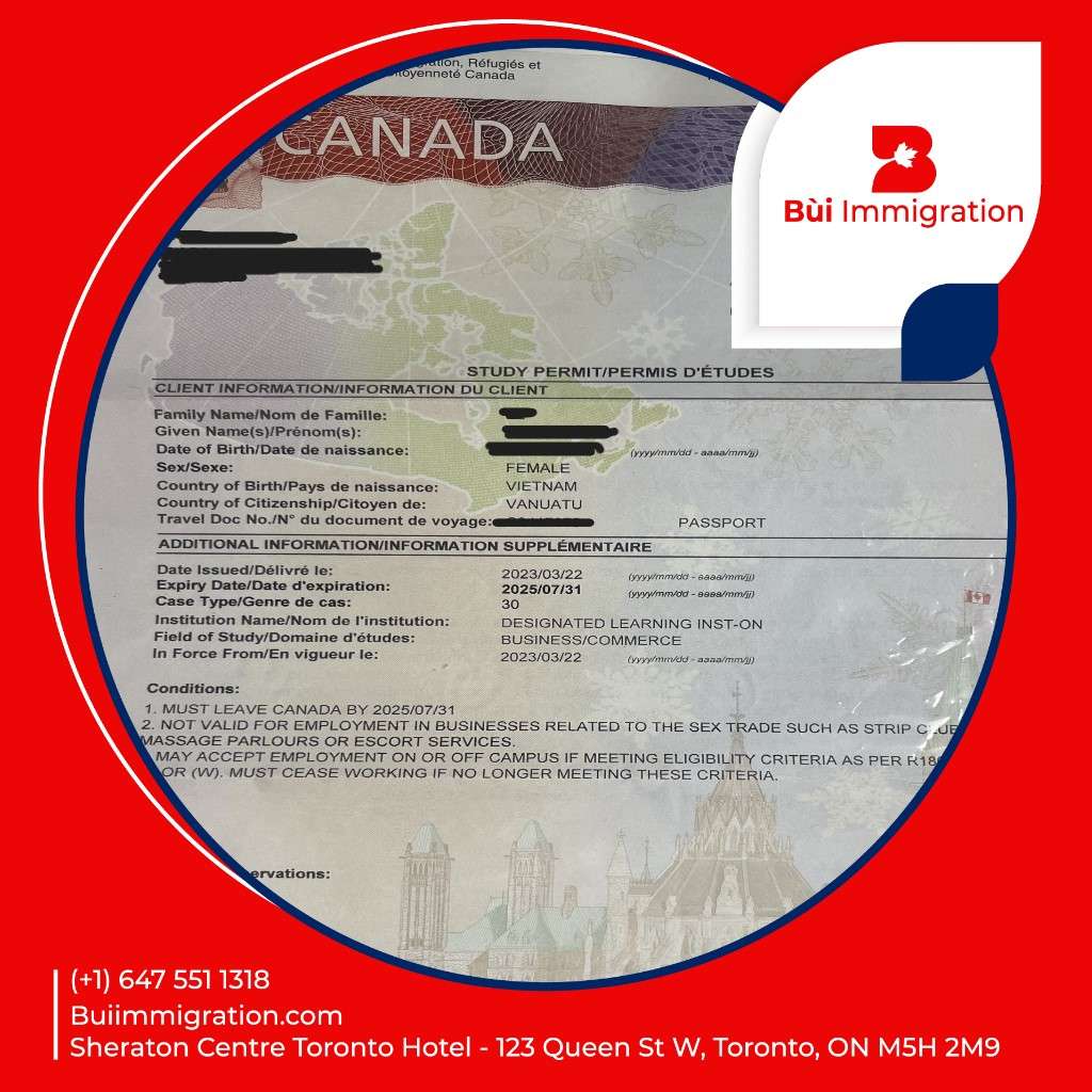 Study Permit- Le Hong Uyen
